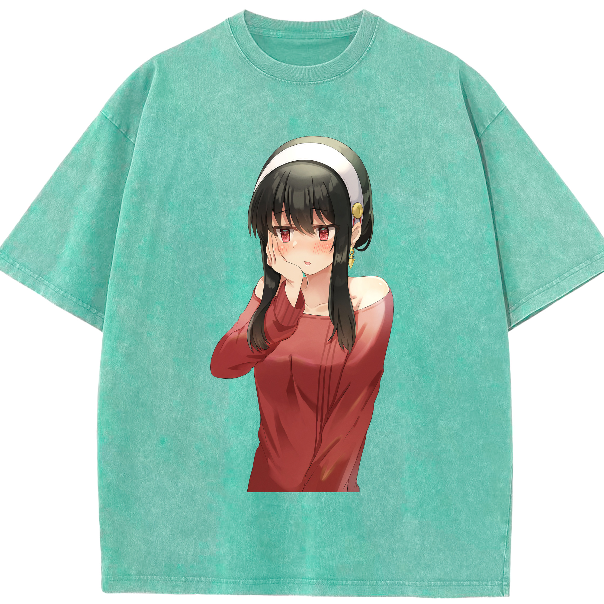 （画像用） SPY×FAMILY间谍家家酒 綿100% ヴィンテージ風 半袖Tシャツ（フロントプリント）